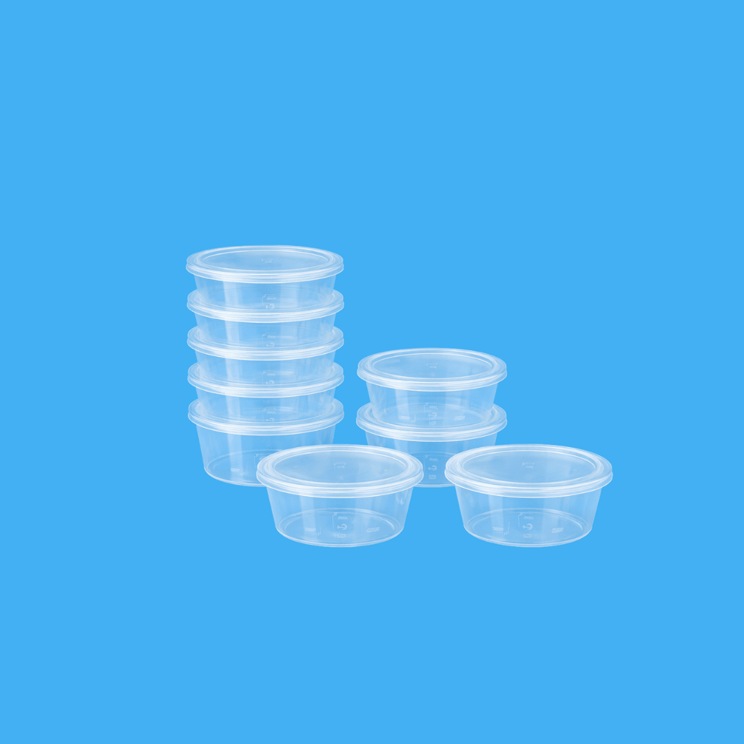 cliqbasket-250ml-round-plastic-container-transparent-set-10