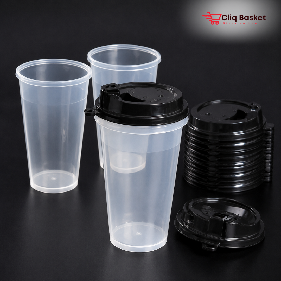 350ml Plastic Sipper Bottle with Lid – BPA-Free Office & Travel Reusable Water Bottle (Pack of 25) | CliqBasket