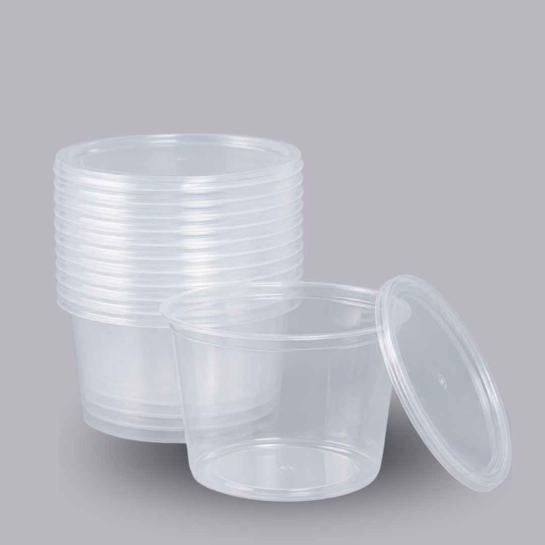 500ml Round Container - Multiple Sizes