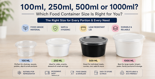 100ml, 250ml, 500ml or 1000ml? Which Food Container Size Is Right for You?