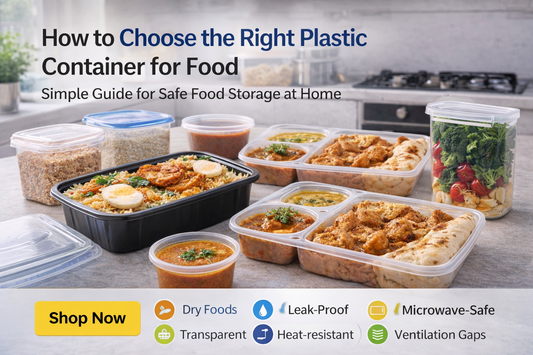 How to Choose the Right Plastic Container for Food , CliqBasket
