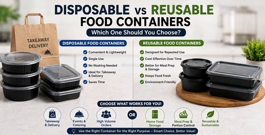 Disposable vs Reusable Food Containers: Which One Should You Choose?