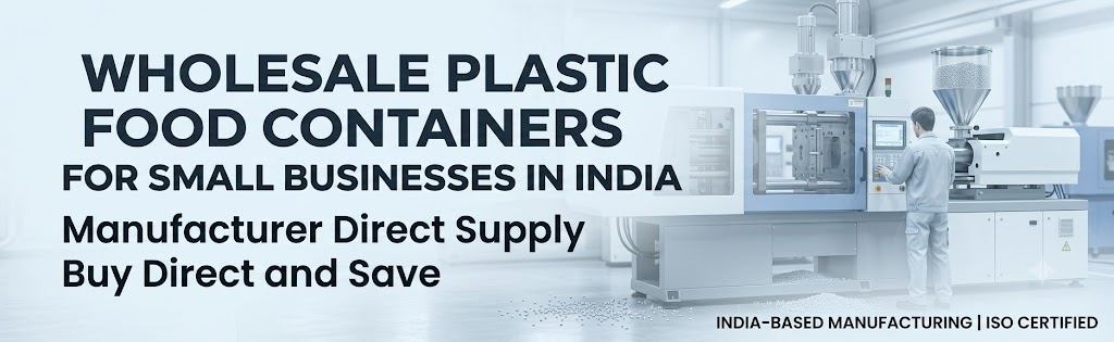 Wholesale Plastic Food Containers for Small Businesses in India – Manufacturer Direct Supply