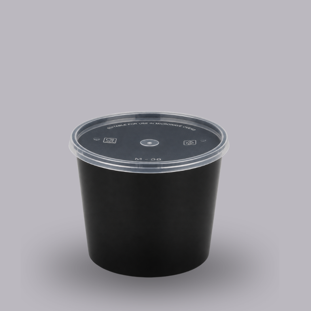 1000ml Round Food Containers Dispossible