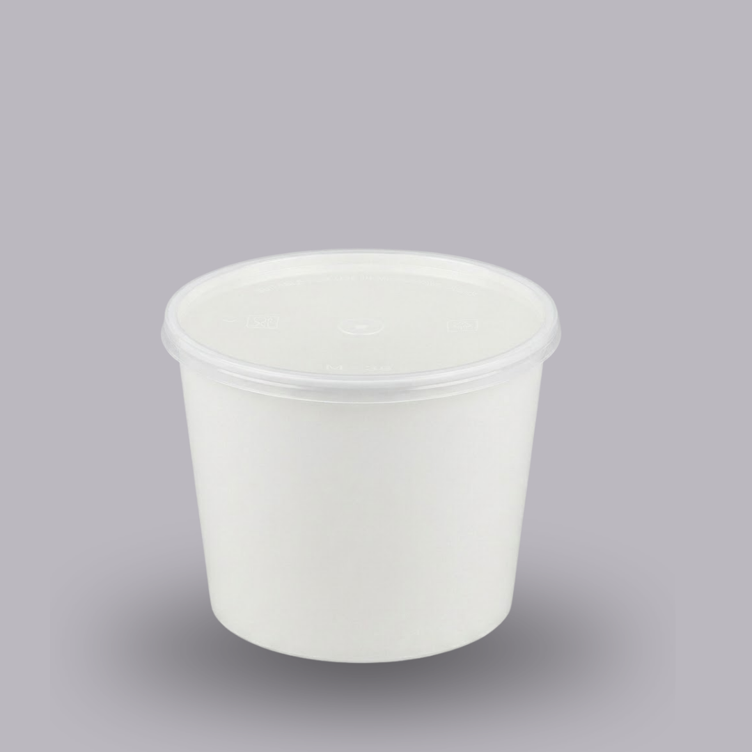 1000ml Round Food Containers Dispossible