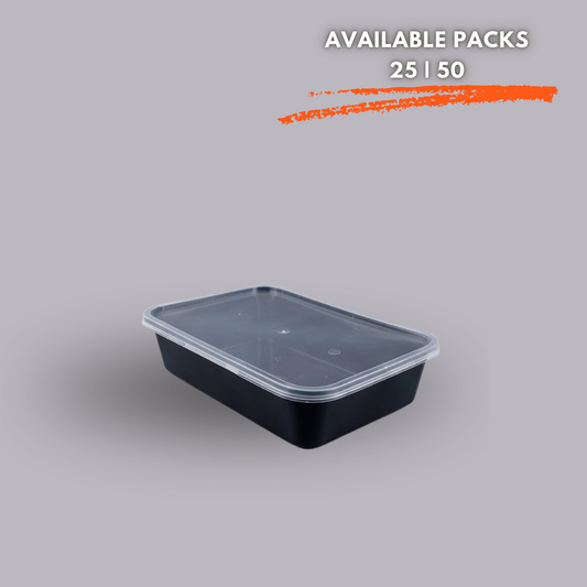 Black Rectangular Container