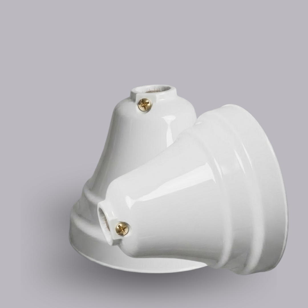 Off - White Ceiling Fan Canopy Big - 2pc