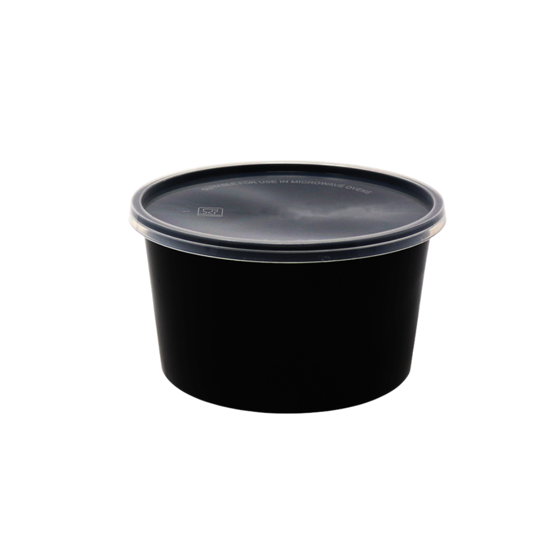1000ml Round Food Containers Dispossible