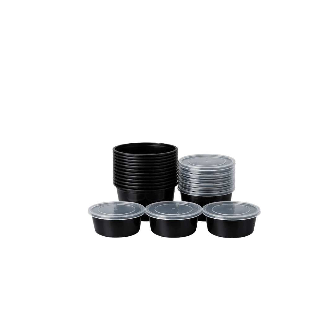 cliqbasket-1000ml-round-plastic-container-black-set-10