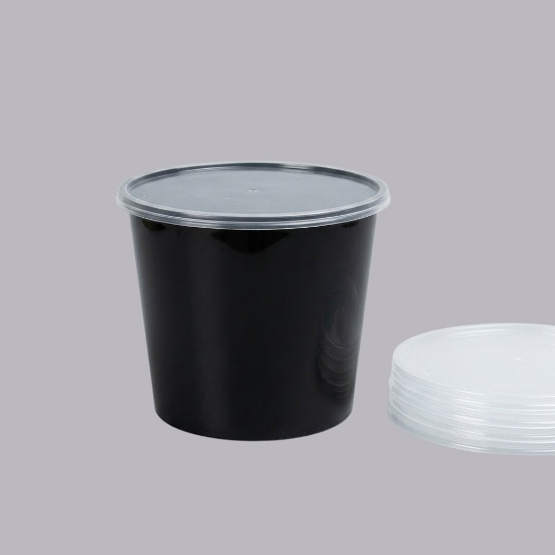1200 ml Round Plastic Food Container