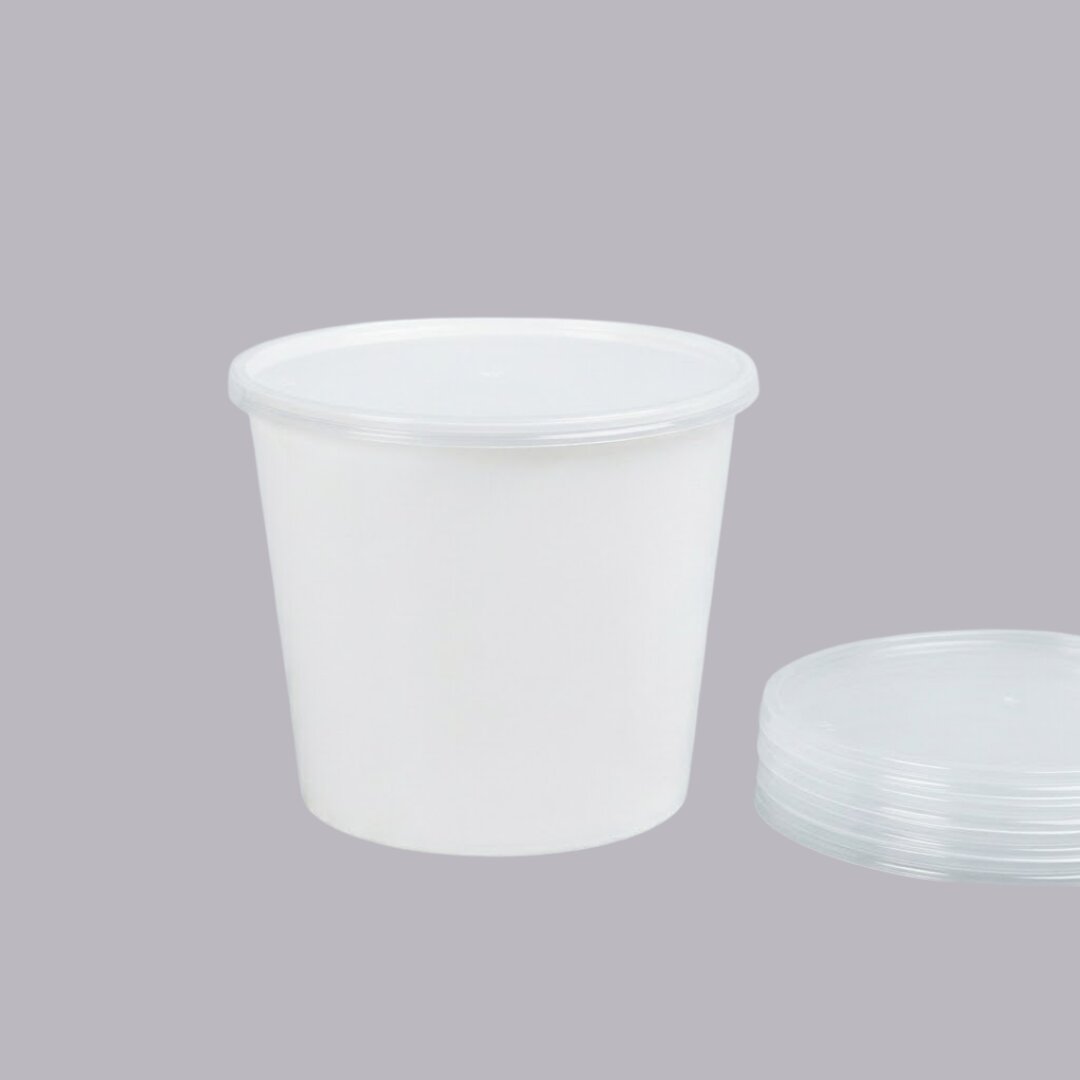 1200 ml Round Plastic Food Container