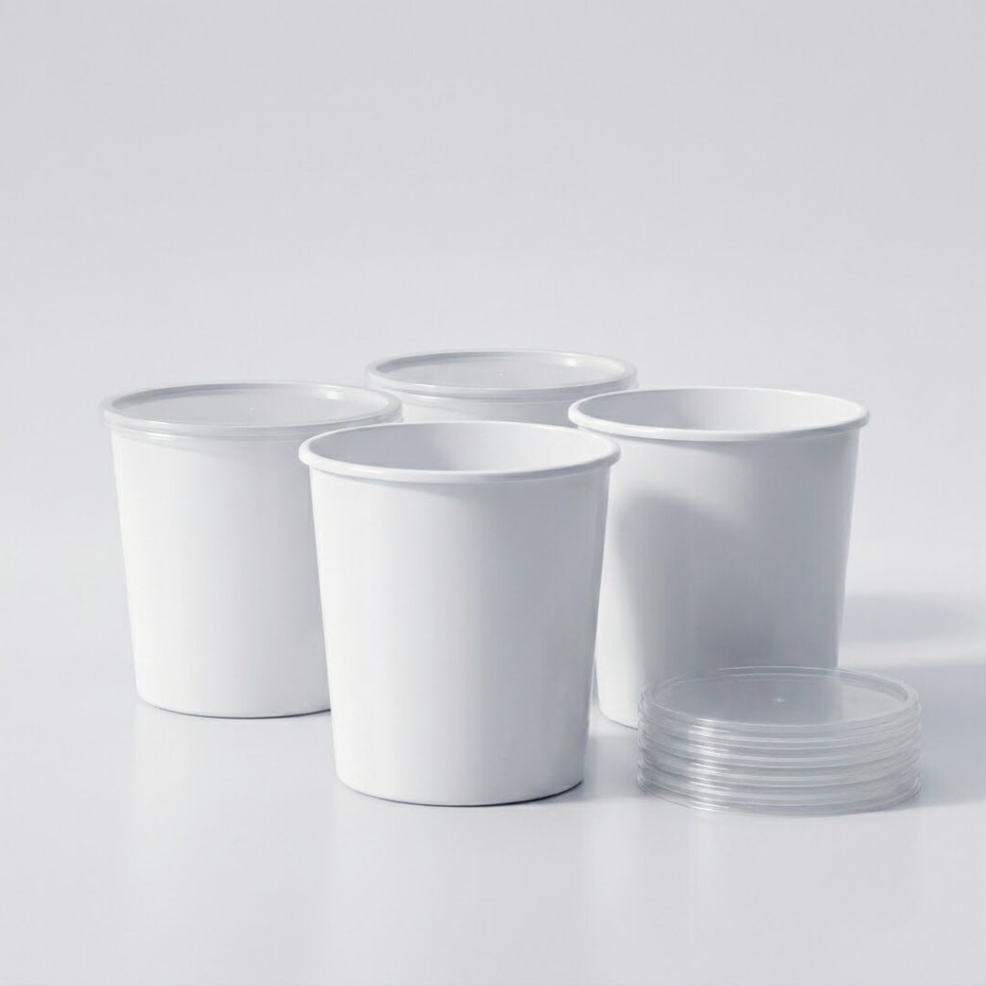 1200 ml Round Plastic Food Container