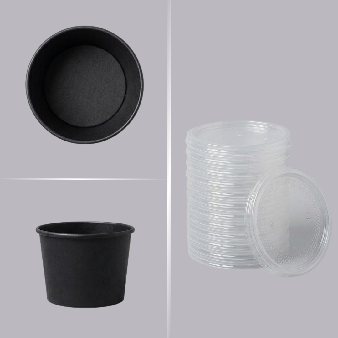 1500ml Round Container Multiple Sizes