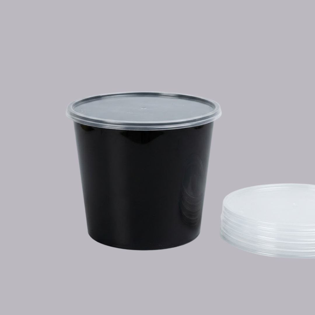 1200 ml Round Plastic Food Container