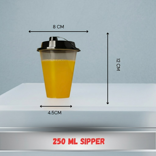 Transparent Sipper Bottle 250ml