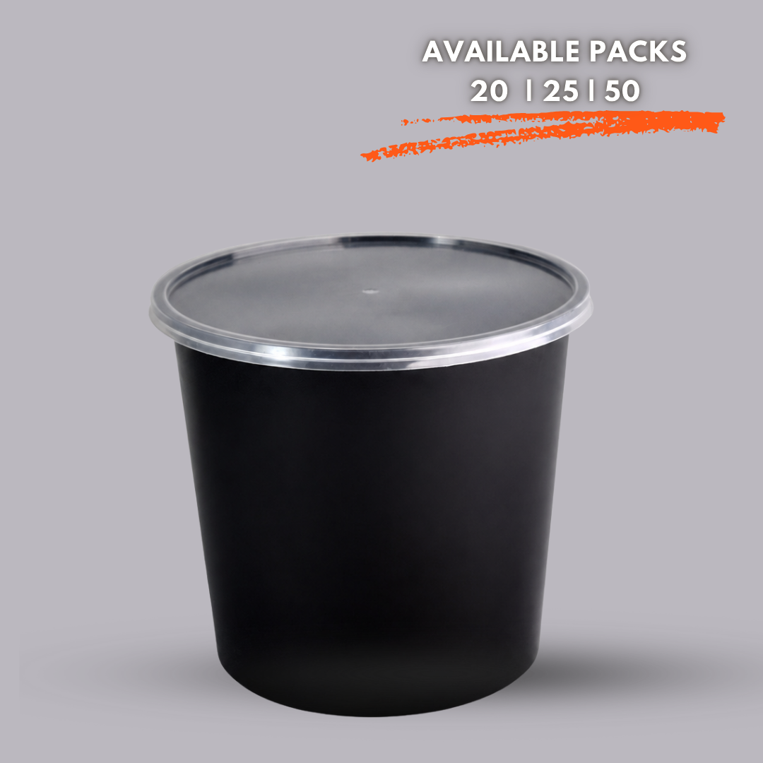 2500ml Round Container Multiple Sizes