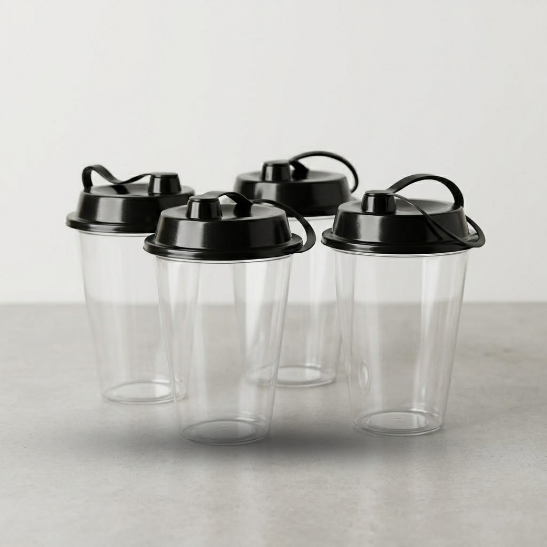 Transparent Sipper Bottle 300ml Multi