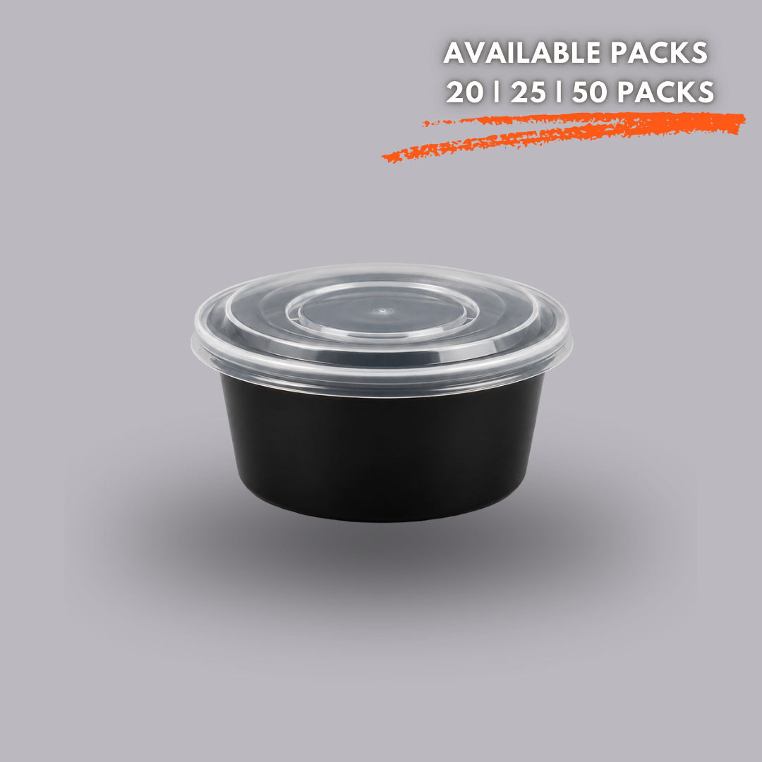 250ml Round Container -Sizes Available