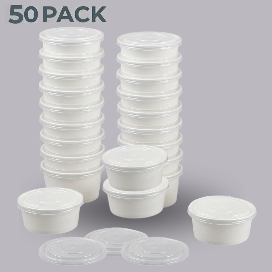 250ml Round Container -Sizes Available