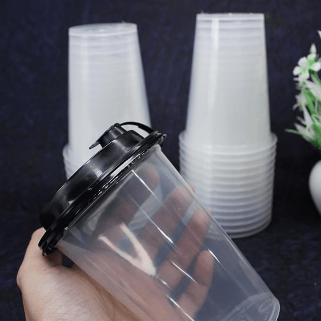 CliqBasket 250 ml Plastic Sipper Water Bottle with Lid | Reusable for Kids & Travel – 25 Pack