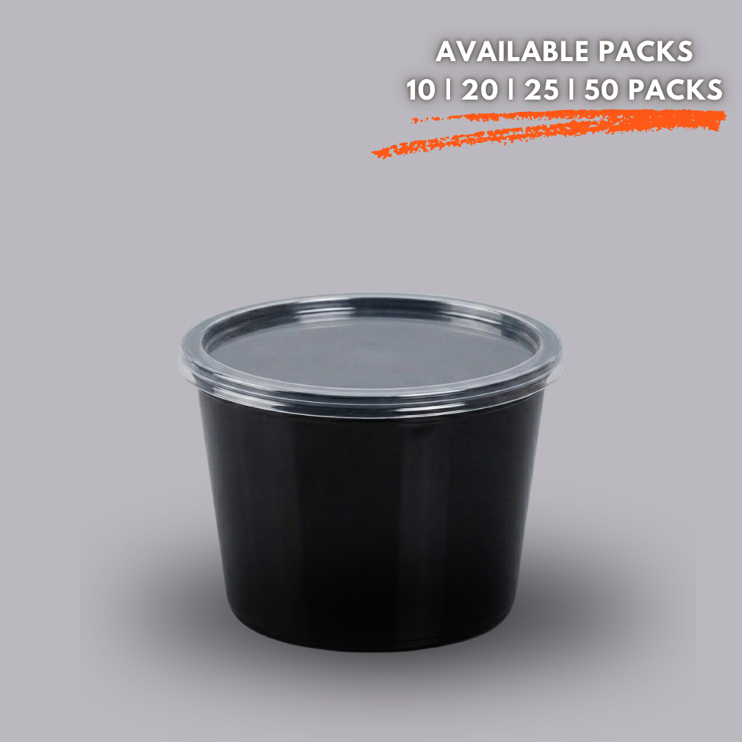 500ml Round Container - Multiple Sizes
