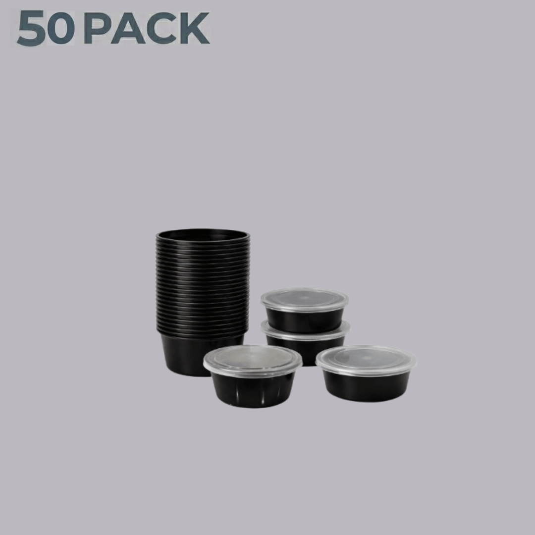 50-Pack 500 GM  Food Storage Containers