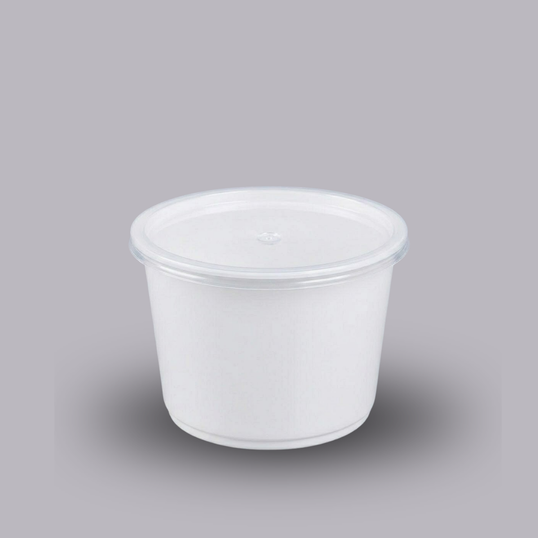500ml Round Container - Multiple Sizes