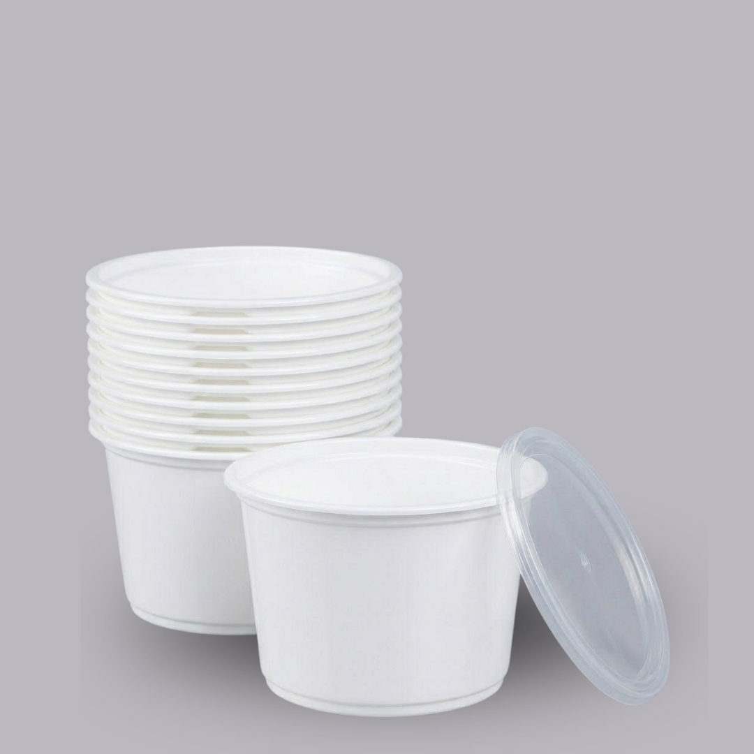500ml Round Container - Multiple Sizes