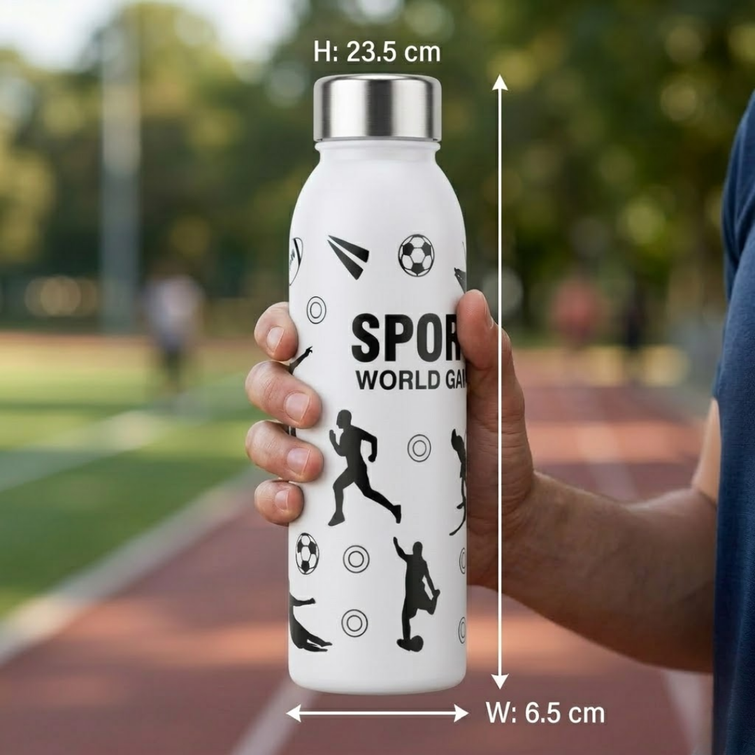 Sportz 1 Litre Water Bottle - pack of 6 Premium