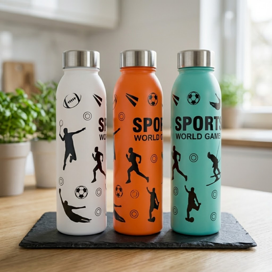 Sportz 1 Litre Water Bottle - pack of 6 Premium