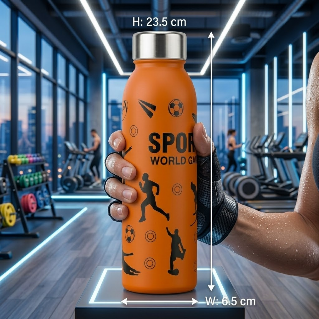 Sportz 1 Litre Water Bottle - pack of 6 Premium