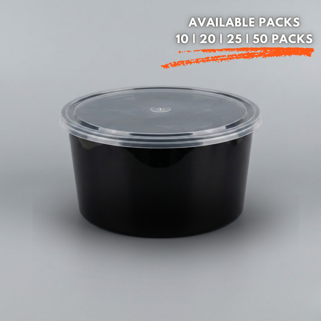 750ml Round Container Multiple Sizes
