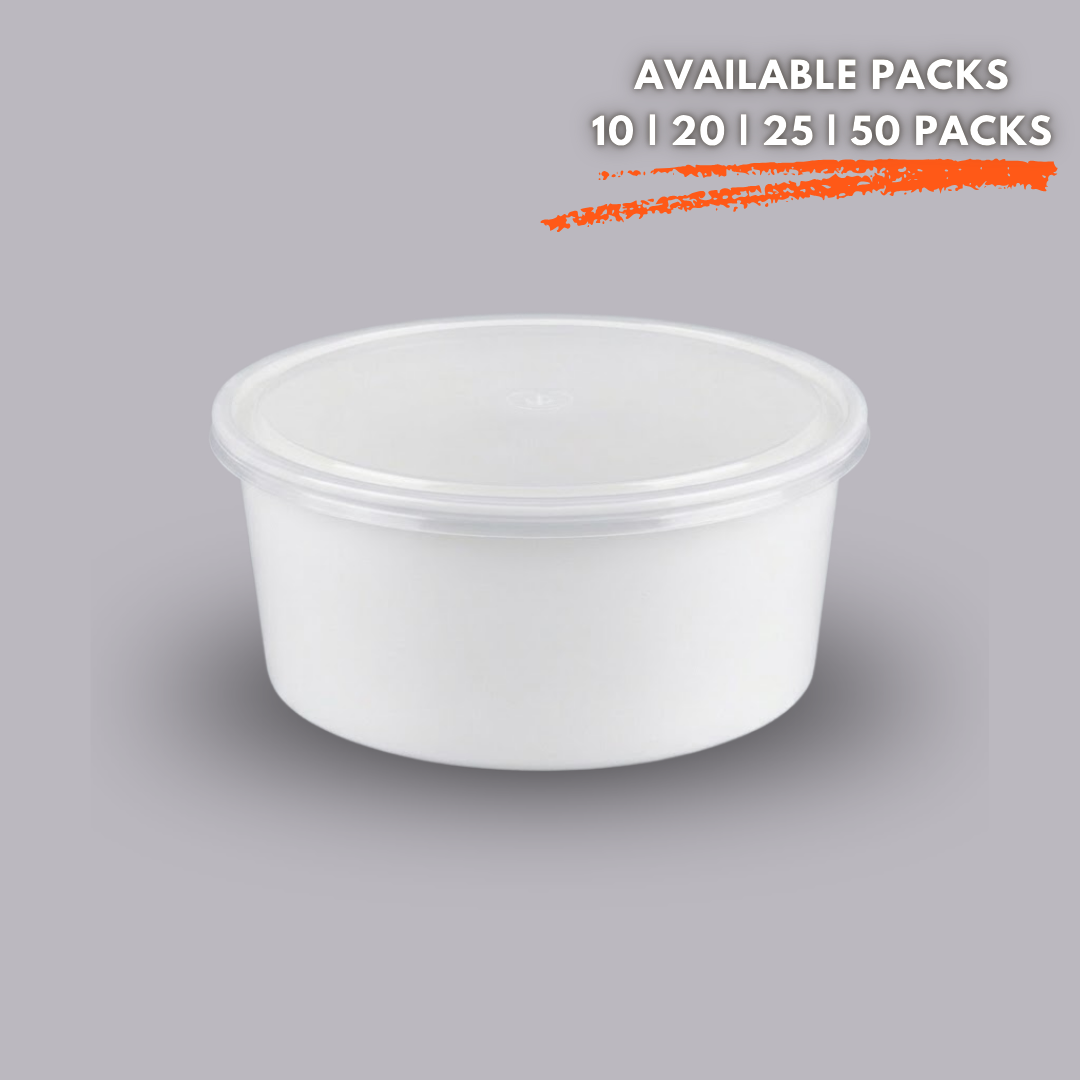 750ml Round Container Multiple Sizes