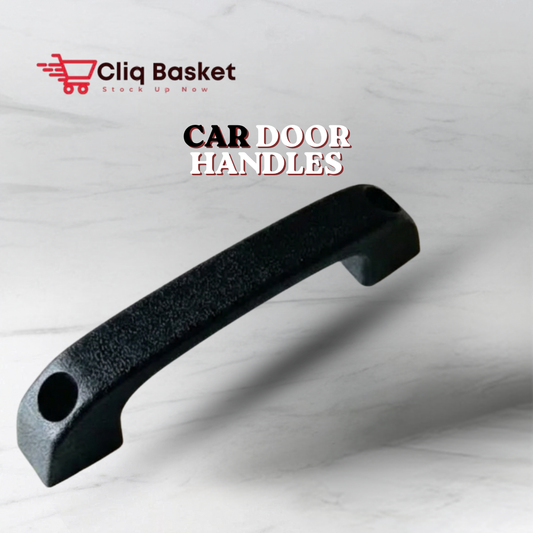 Black plastic car door handle set of 3 interior replacement for cars in India