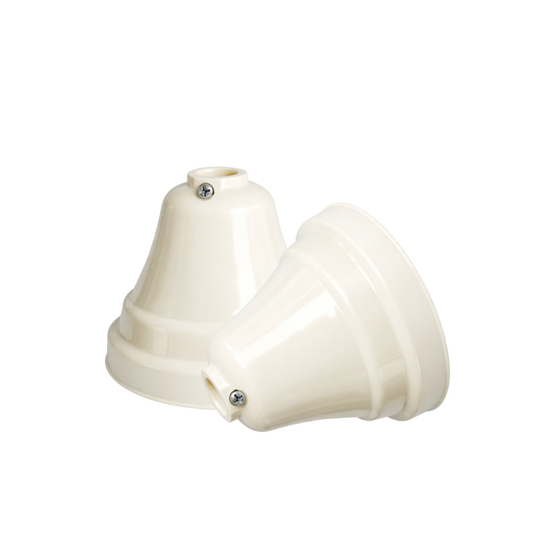 Ceiling Fan Covers White Big set of 2 -Cliqbasket