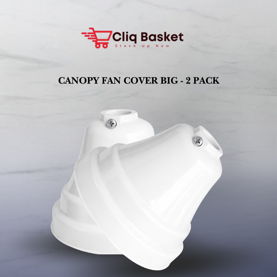 White plastic ceiling fan Canopy cover Big Size