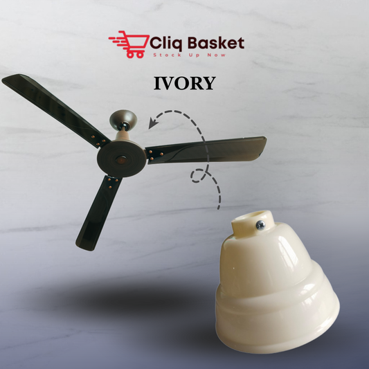 Small Ceiling Fan Canopy Covers Ivory Color set of 2 