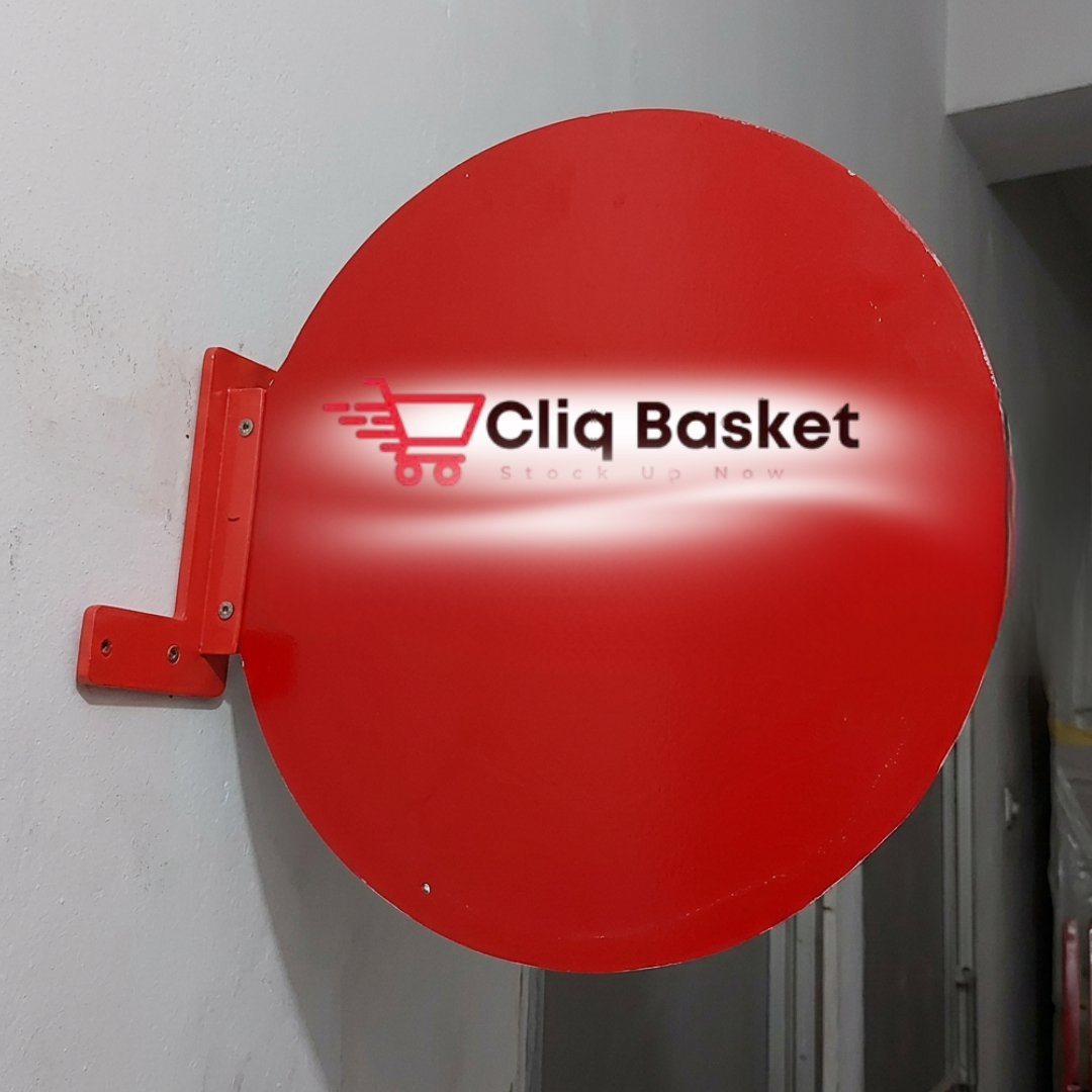 Premium Flange Clamps for Sign Boards | White & Blue