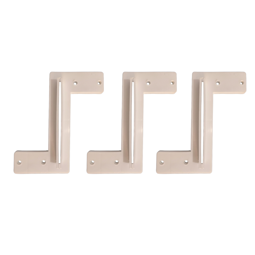 Premium Flange Clamps for Sign Boards | White & Blue