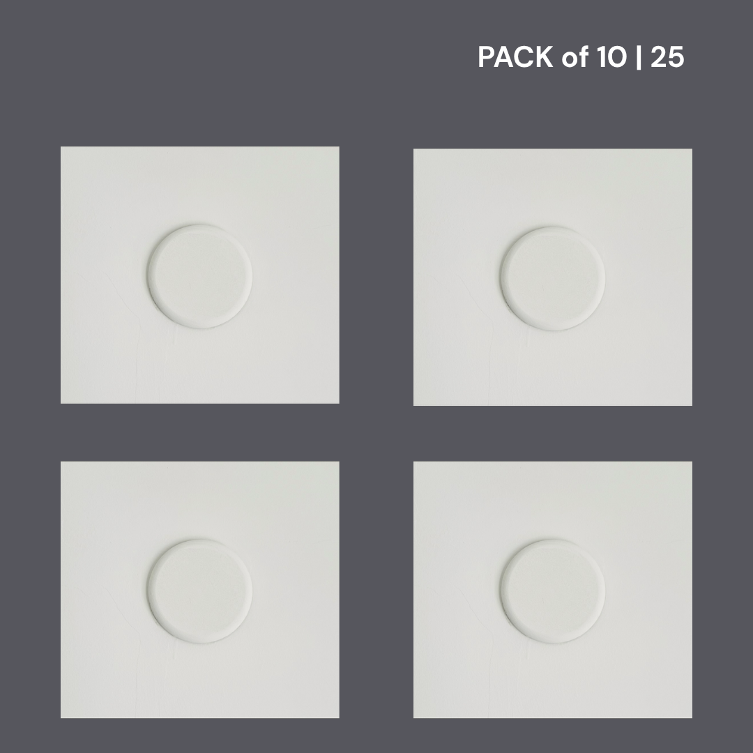 Ceiling Rose – Premium  Pure White Decorative Ceiling Cover Plate for Home, Office & Interior Decoration