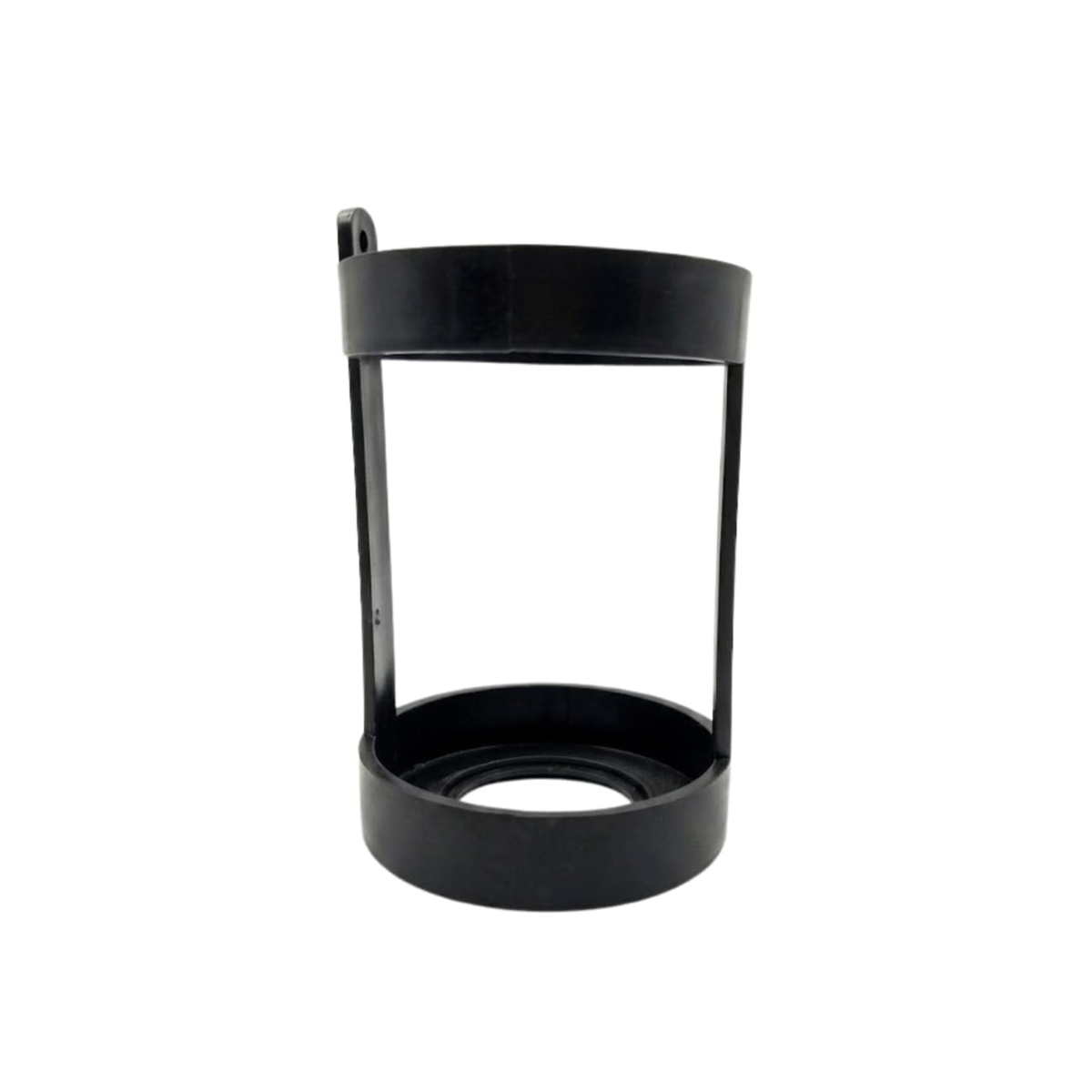Universal Water Bottle Holder for Car & Bike – Durable Black Plastic Bottle Cage